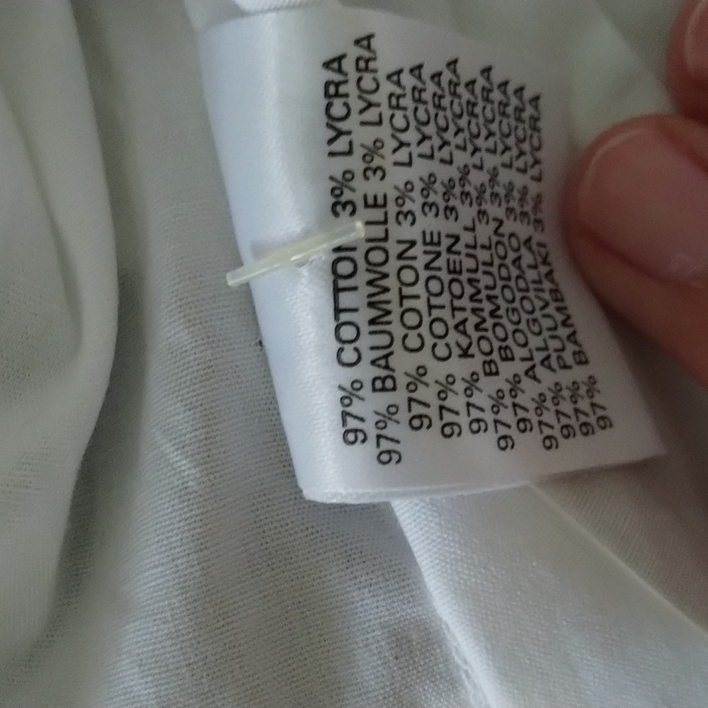 Burberry Asymmetrical Ivory Button-Up Shirt - Picture 10 of 11